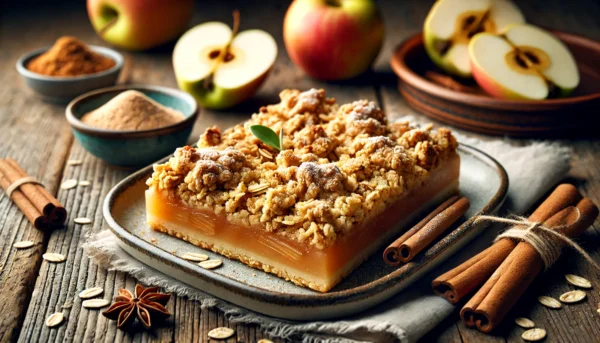 Apple Crisp Shortbread Bars Recipe