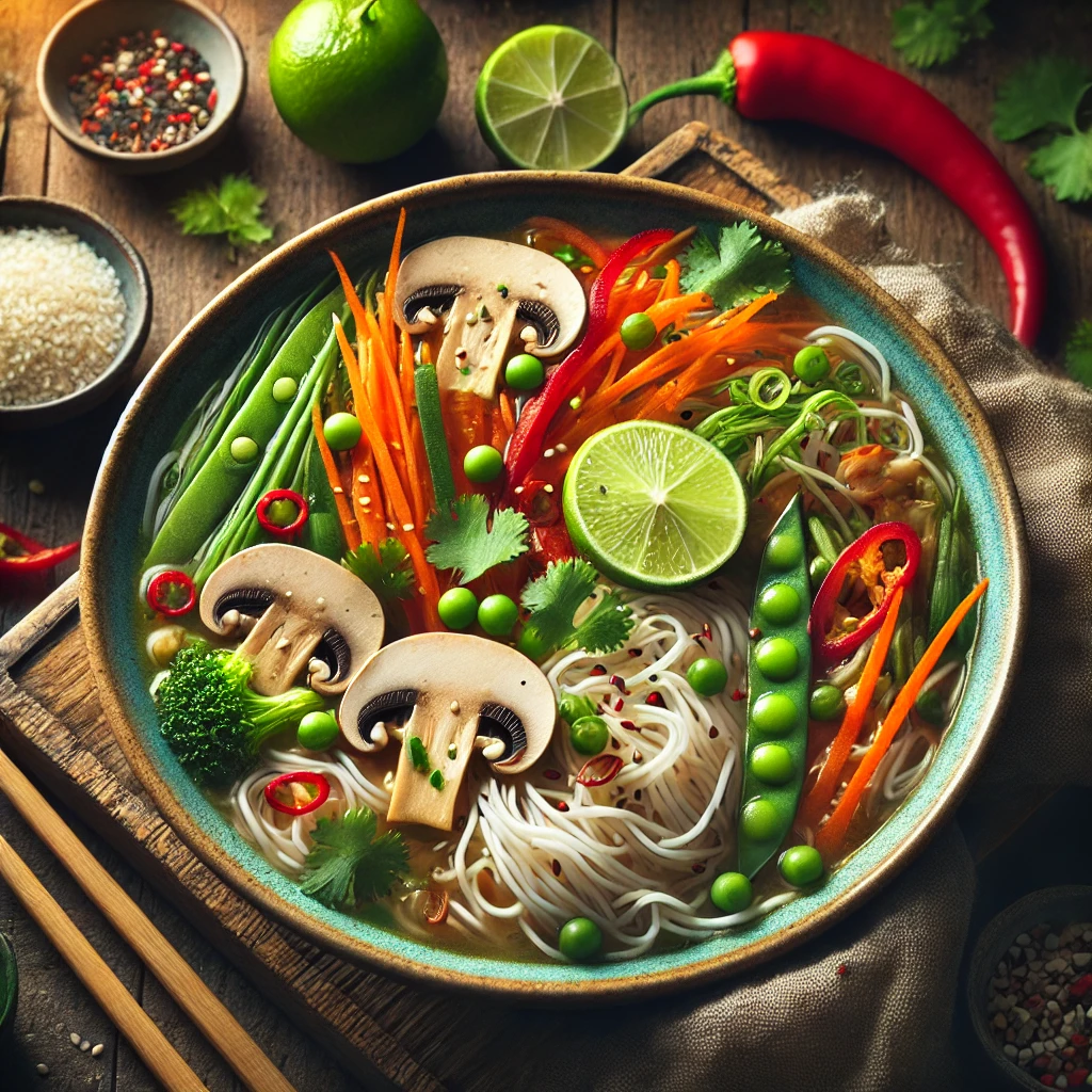 Asian Vegetable Noodle Soup Recipes