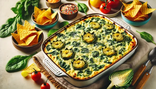 Baked Spinach and Artichoke Dip Recipe Vegan