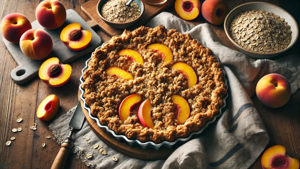 Brown Sugar Peach Crumble Pie Recipe