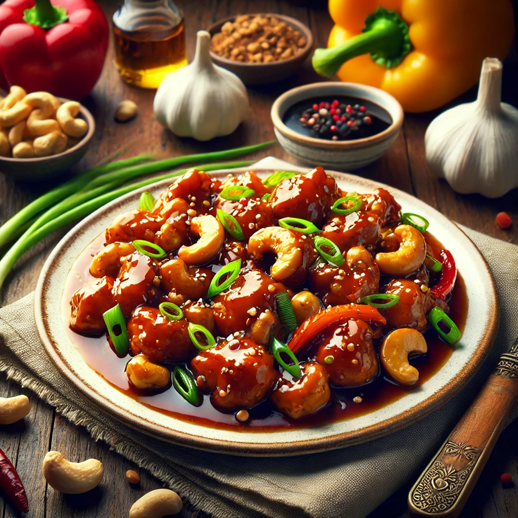 Cashew Chicken Recipe and Its Nutritional Information