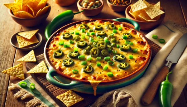 Cheesy Hatch Green Chile Dip Recipe