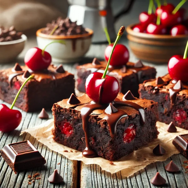 Cherry Chocolate Chip Brownies Recipe