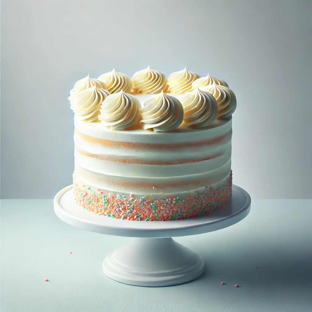 Classic Vanilla Cake and Its Nutritional Information