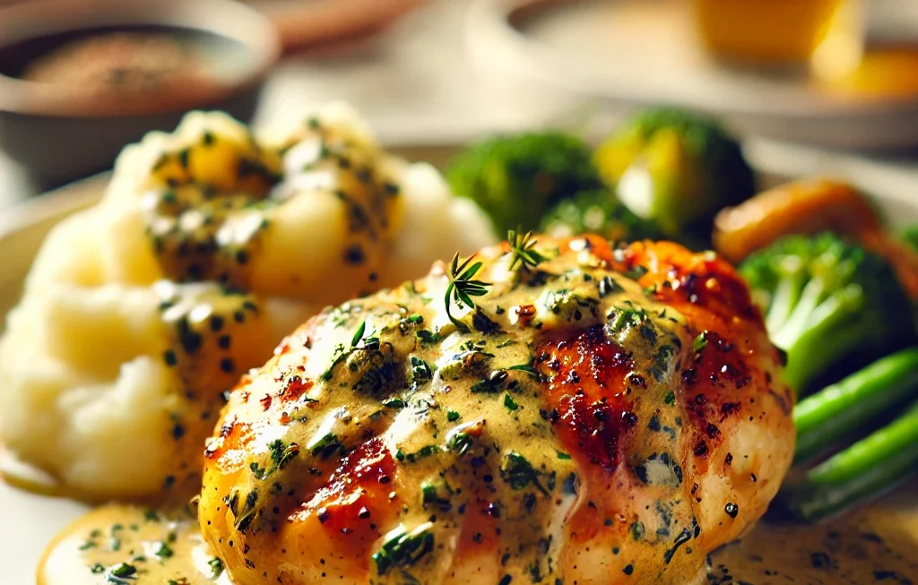 Creamy Herb Chicken Recipe and Its Nutritional Information