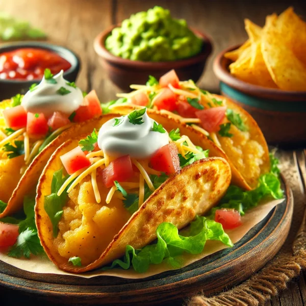 Crispy Potato Tacos Recipes and Its Nutritional Information