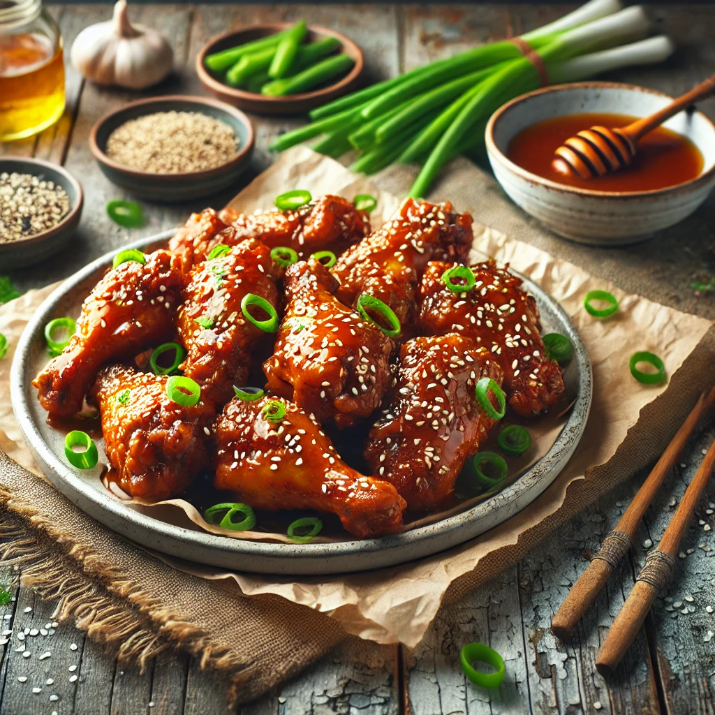 Honey Garlic Chicken Wings