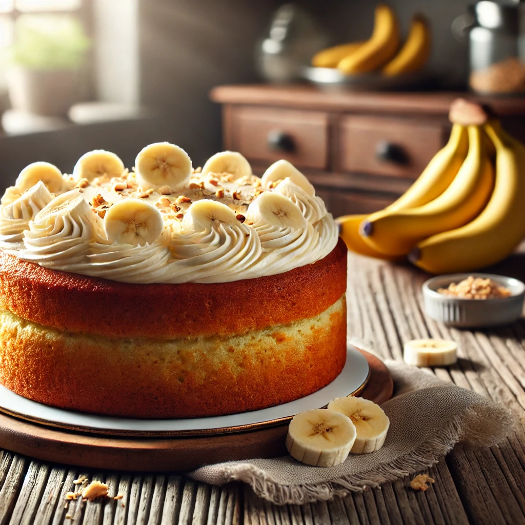 Banana Cake Recipe and Its Nutritional Information