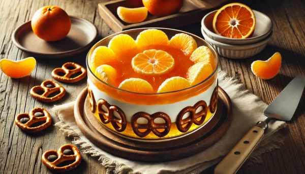 Mandarin Orange Pretzel Dessert Recipe