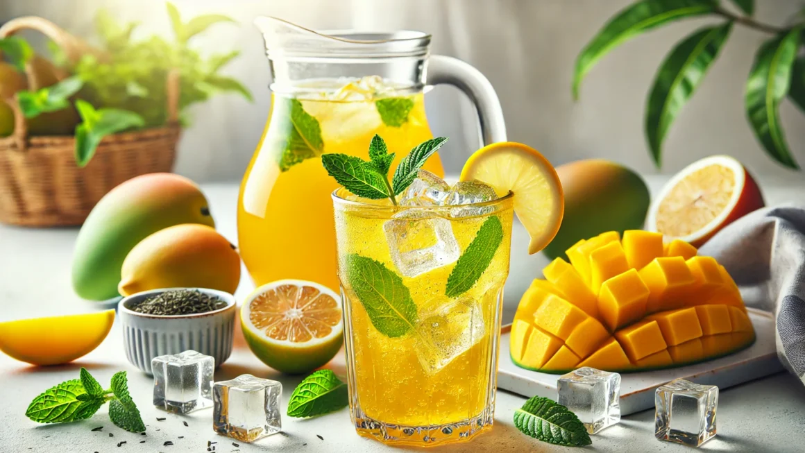 Mango Green Tea Lemonade Recipe and Its Nutritional Information