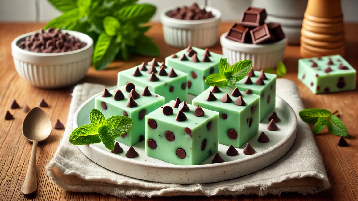 Mint Chocolate Chip Fudge Recipe and Its Nutritional Information