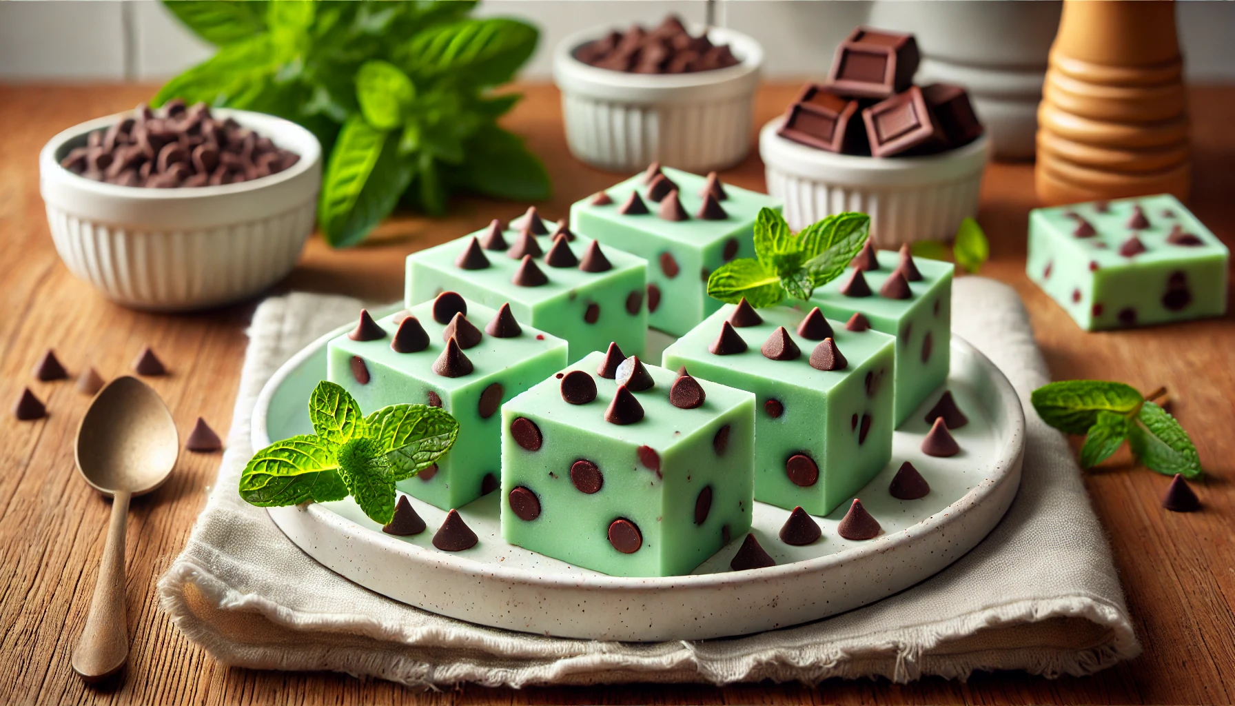 Mint Chocolate Chip Fudge Recipe and Its Nutritional Information