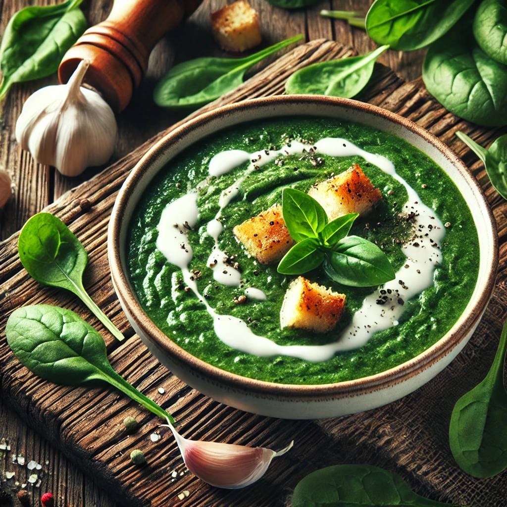 Spinach Soup and Its Nutritional Information