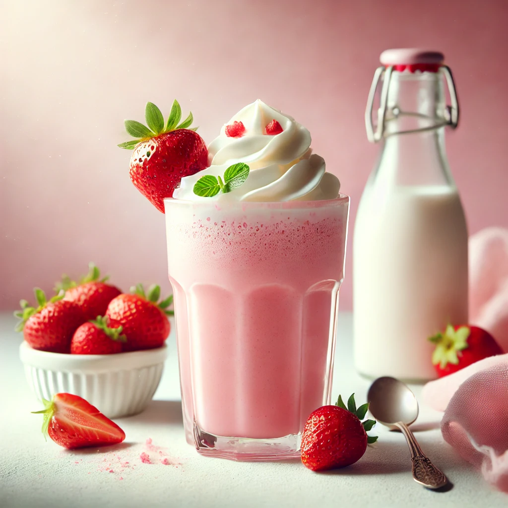 Strawberry Milkshake Recipe