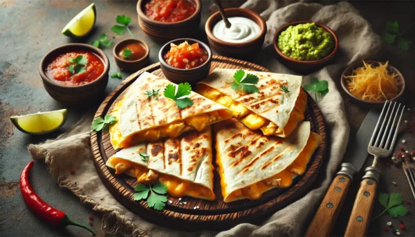 Cheesy Chicken Quesadillas recipe