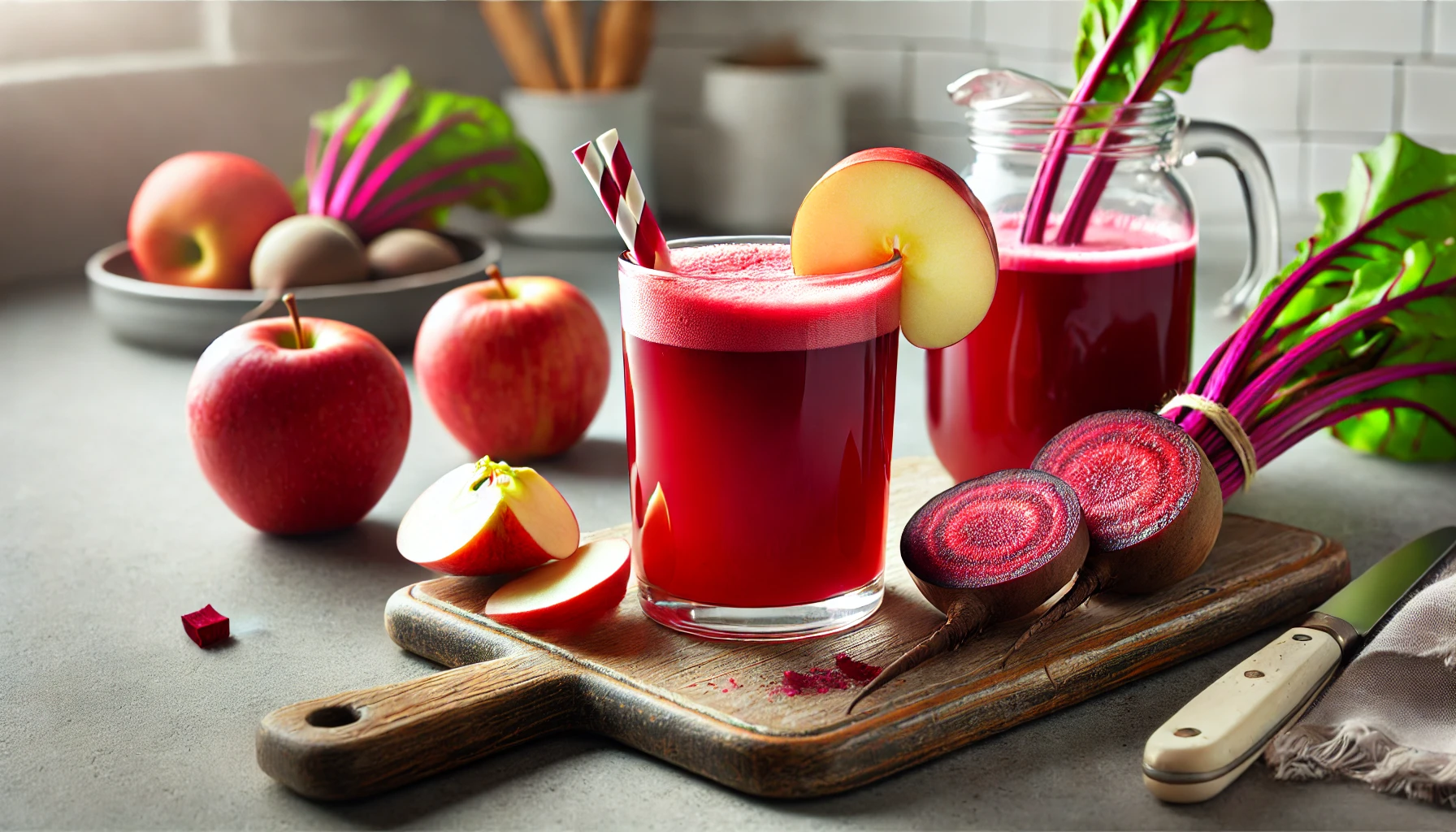 Apple Beet Detox Juice and Its Nutritional Benefits