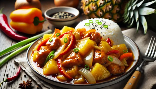 Chicken and Pineapple Stir-fry (Malaysia) and Its Nutritional Benefits