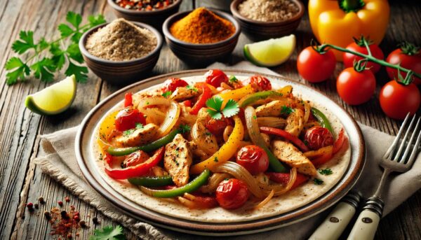 Chicken Fajita Stir-fry (Mexico/USA) and Its Nutritional Information