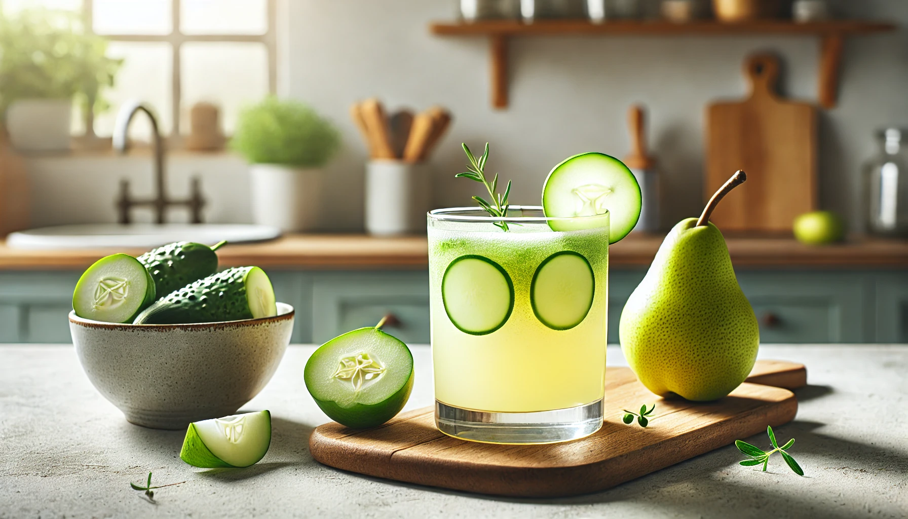 Cucumber Pear Cooler and Its Nutritional Benefits