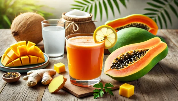 Papaya Digestive Detox Juice and Its Nutritional Benefits