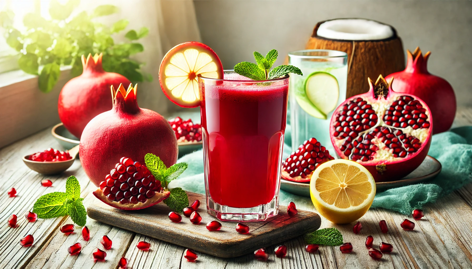 Pomegranate Liver Detox Juice and Its Nutritional Benefits