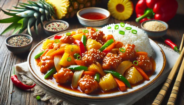 Sweet and Sour Chicken Stir-fry (Vietnam) and Its Nutritional Benefits