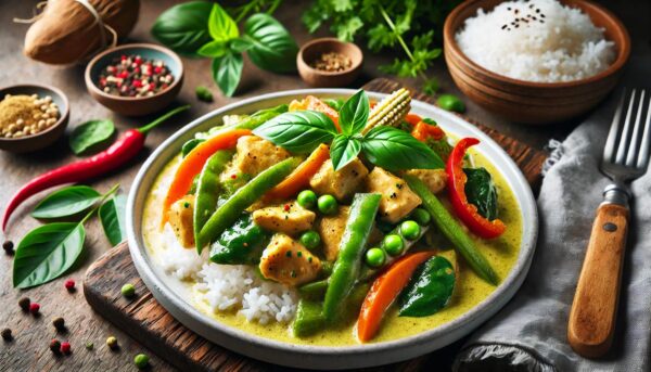 Thai Green Curry Chicken Stir-fry (Thailand) and Its Nutritional Benefits