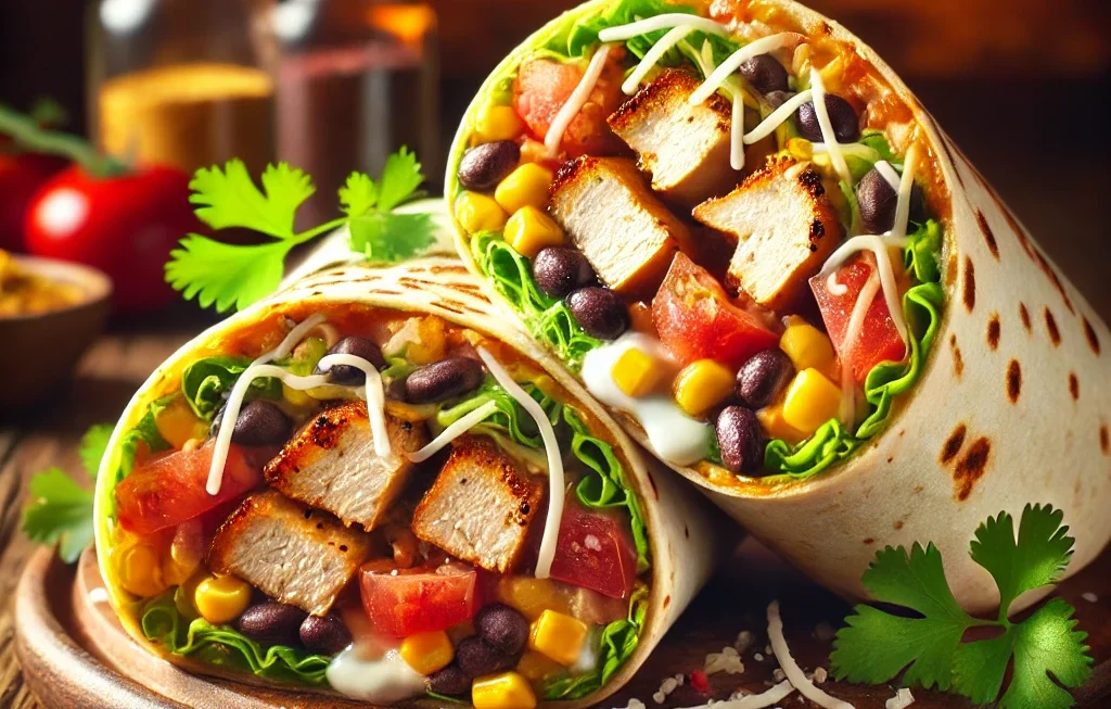 Chicken Taco Wrap A Zesty and Satisfying Meal