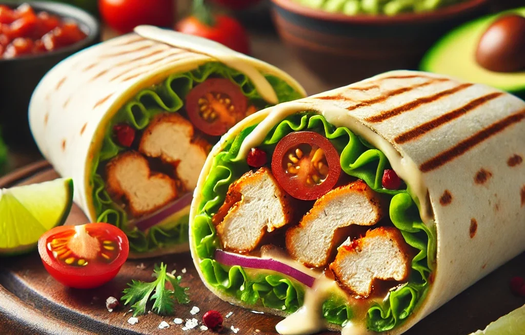 Chili Lime Chicken Wrap A Zesty and Healthy Meal