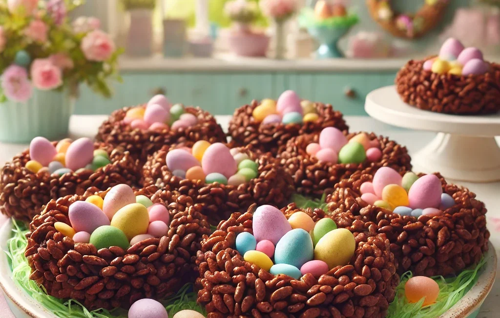 Chocolate Rice Krispie Easter Nests A Fun and Festive Treat