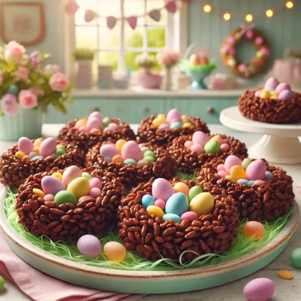 Chocolate Rice Krispie Easter Nests: A Fun and Festive Treat