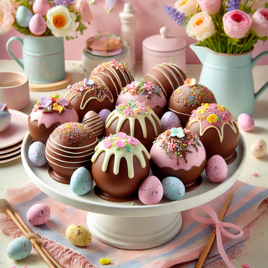 Easter Hot Chocolate Bombs A Festive and Cosy Treat