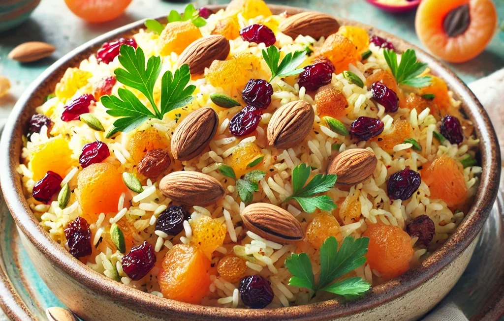 Easter Rice Pilaf with Dried Fruits & Nuts A Festive and Flavourful Side Dish