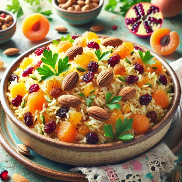 Easter Rice Pilaf with Dried Fruits & Nuts: A Festive and Flavourful Side Dish