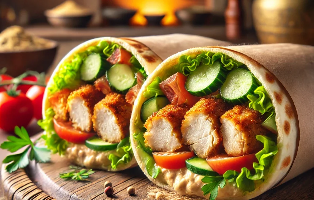 Falafel Chicken Wrap: A Protein-Packed Mediterranean Delight