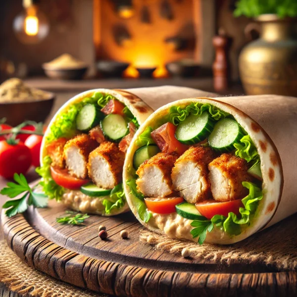 Falafel Chicken Wrap: A Protein-Packed Mediterranean Delight