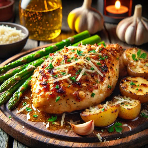 Garlic Parmesan Grilled Chicken: A Savoury and Flavourful Dish