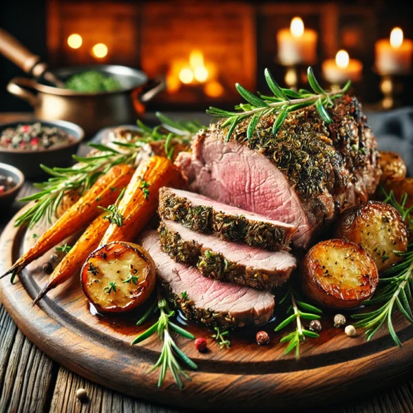 Herb-Roasted Lamb: A Flavourful and Juicy Main Course