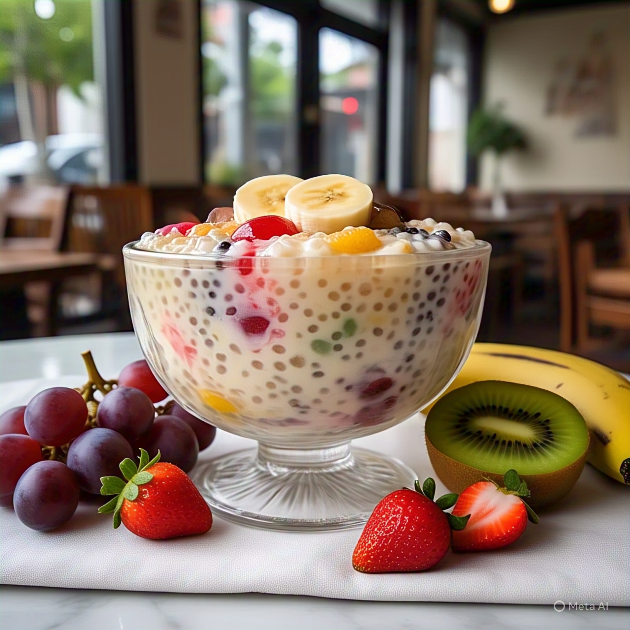 Creamy Mixed Fruit Sago Pudding – A Refreshing No-Bake Dessert