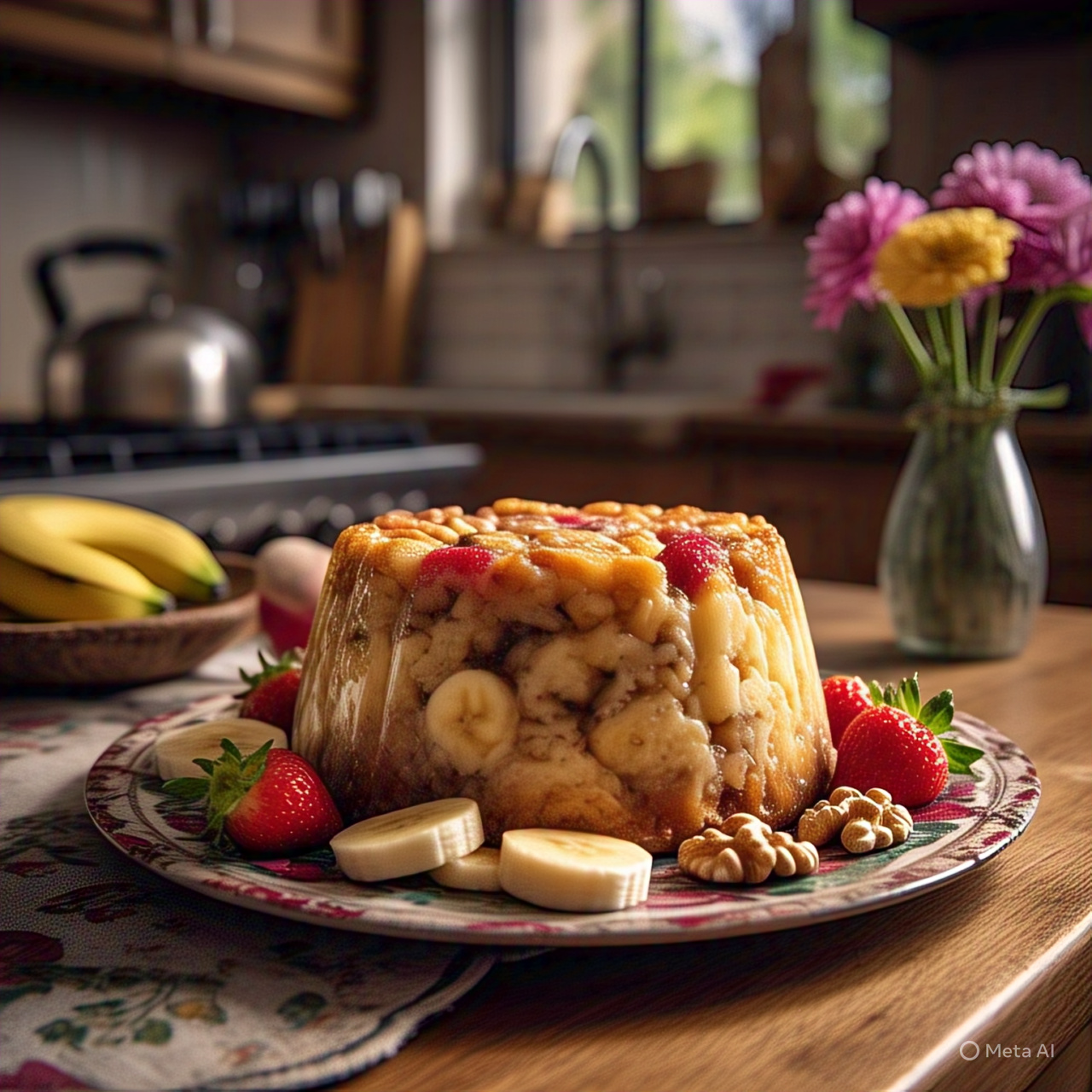 Fruit and Nut Pudding – A Rich, Wholesome Dessert for All Seasons