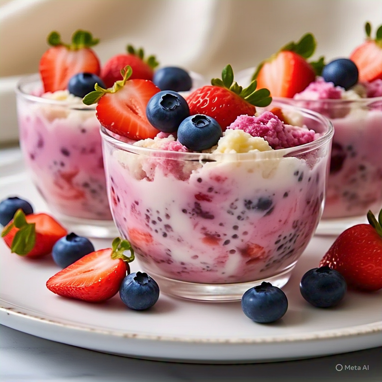 🍧 Fruit Yogurt Pudding – A Healthy, No-Bake Dessert Delight