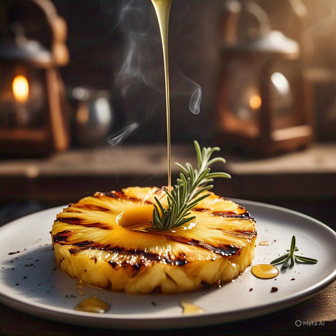 Grilled Pineapple with Honey: A Sweet and Smoky Summer Dessert