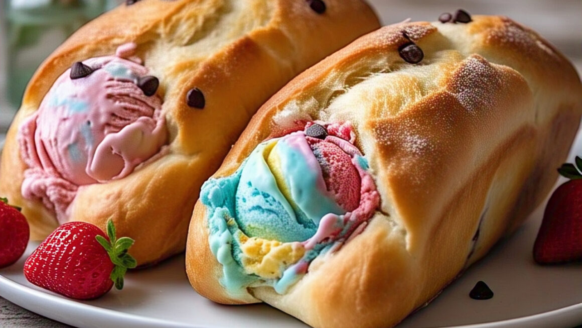 Ice Cream Bread Pockets – Easy 3-Ingredient Dessert Recipe You’ll Love!