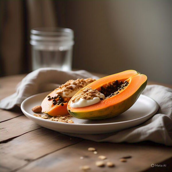🥭 Papaya Boat – A Healthy, Vibrant, and Delicious Breakfast or Snack Idea