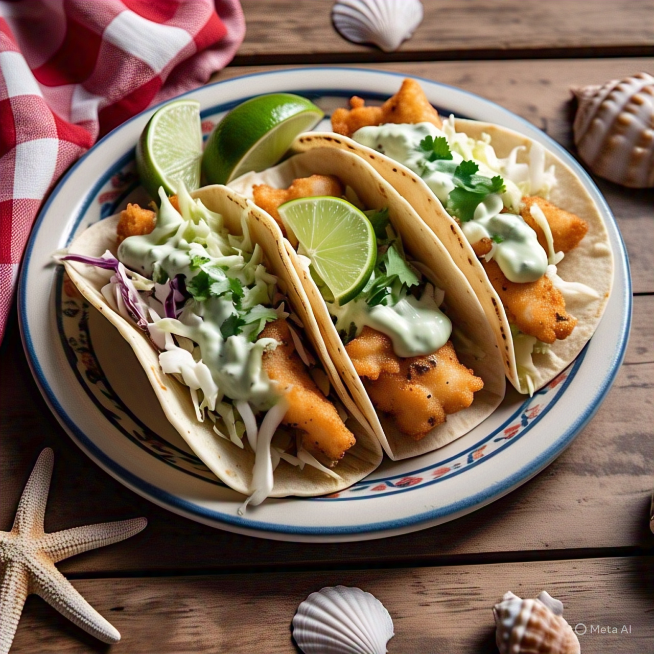 🐟 Easy Fish Tacos with Lime Crema – A Fresh, Zesty Delight