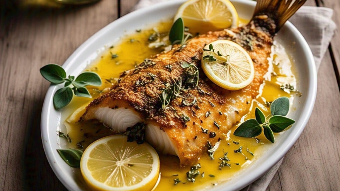 Greek Baked Fish with Lemon and Oregano – Healthy Mediterranean Recipe