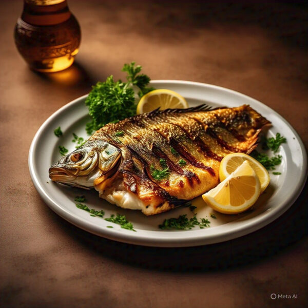 Authentic Turkish Grilled Sea Bass