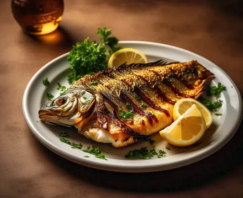 Turkish Grilled Sea Bass